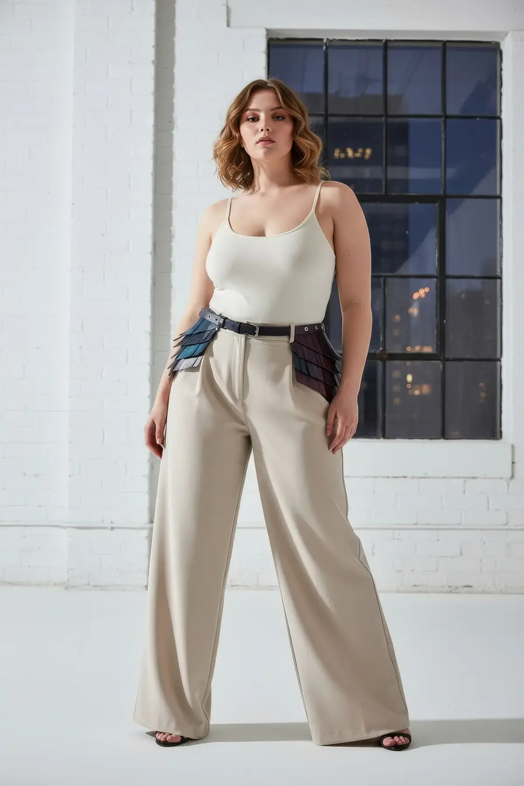 Plus Size Thick Corset-Style Leather Belt