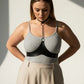 Plus Size Black Leather Body Belt with Chain Detail by HarnessClub