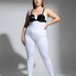 Plus Size Black Faux Leather Bustier Body Harness by HarnessClub
