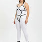Plus Size Black Multi-Strap Body Harness by HarnessClub in vegan leather