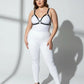 Plus Size Black O-Ring Faux Leather Bra Harness by HarnessClub