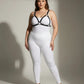 Plus Size Black O-Ring Faux Leather Bra Harness by HarnessClub