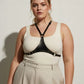 Plus Size Black Studded Leather Body Harness by HarnessClub