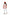 Plus Size Red Cross-Strap Buckle Body Harness Set by HarnessClub, vegan leather, worn over white outfit.