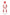 Red fringe full-body harness set with cat-ear mask in vegan leather by HarnessClub