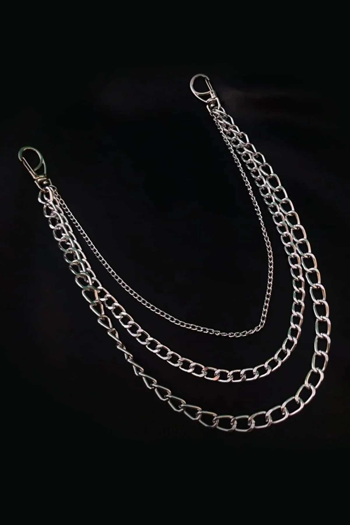 Stylish Chain Choker Neck Accessory With Back Tie