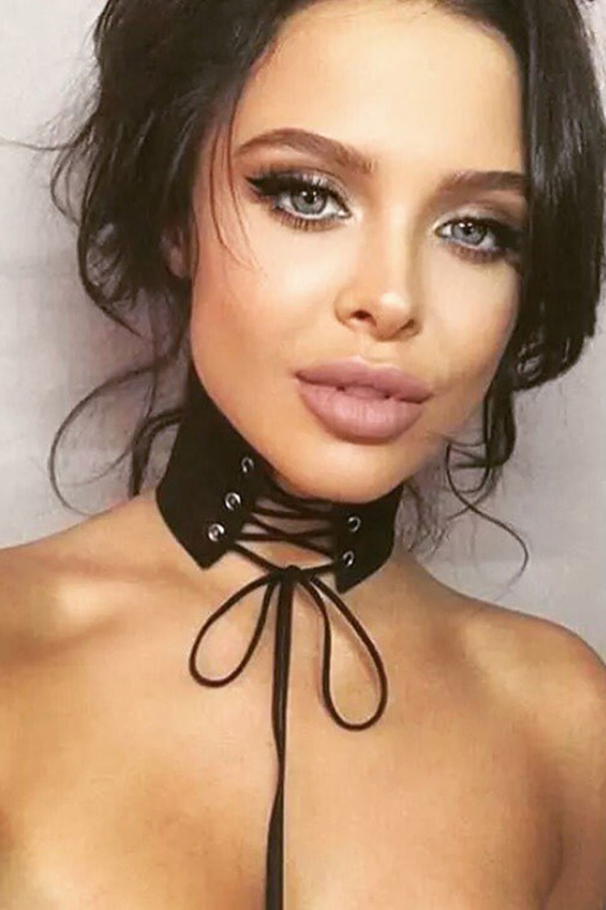 Tie Up Sexy Leather Choker